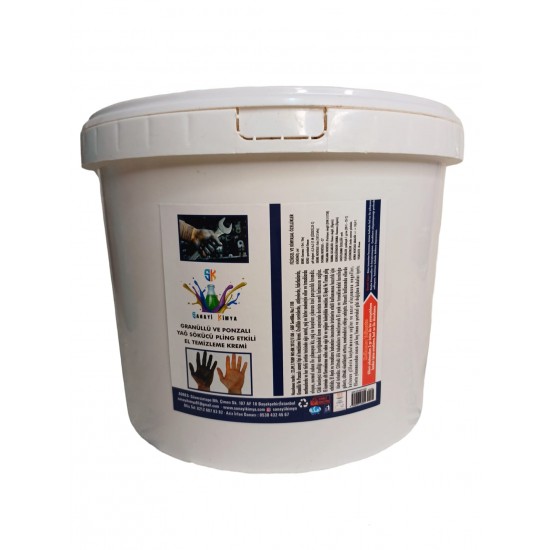 Endüstriyel Granür lü Ponza lı El Temizleme Sabunu ( Kremi) 15 KG